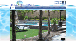 Desktop Screenshot of pleasantvalleypools.com